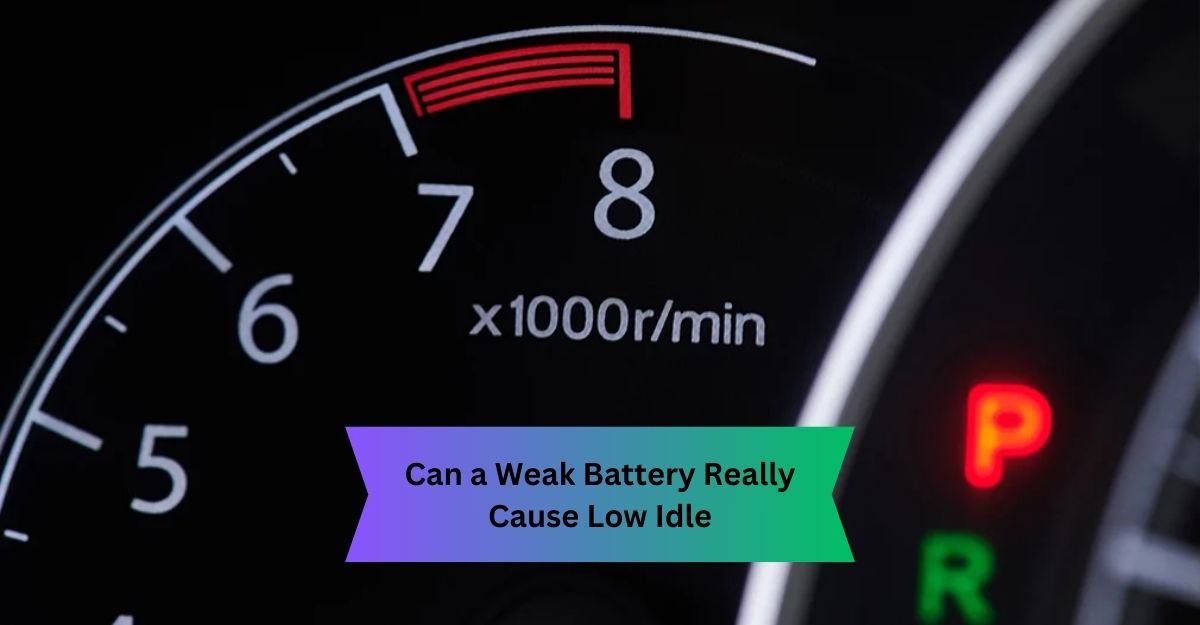 Can a Weak Battery Really Cause Low Idle